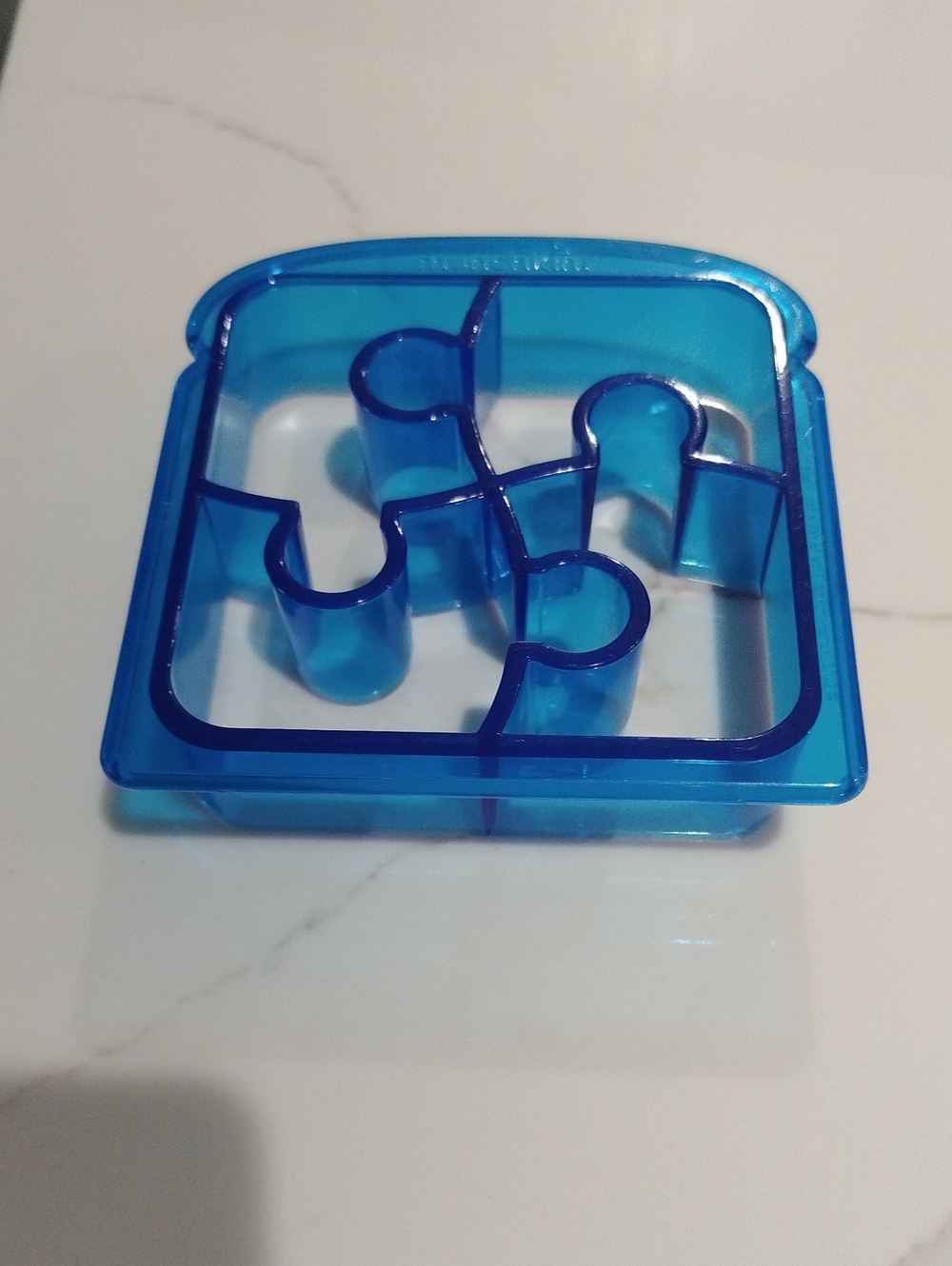 Blue Puzzle Sandwich Cutter
